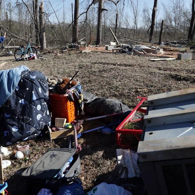 As tornadoes hit, survivors hid in tubs, shipping container